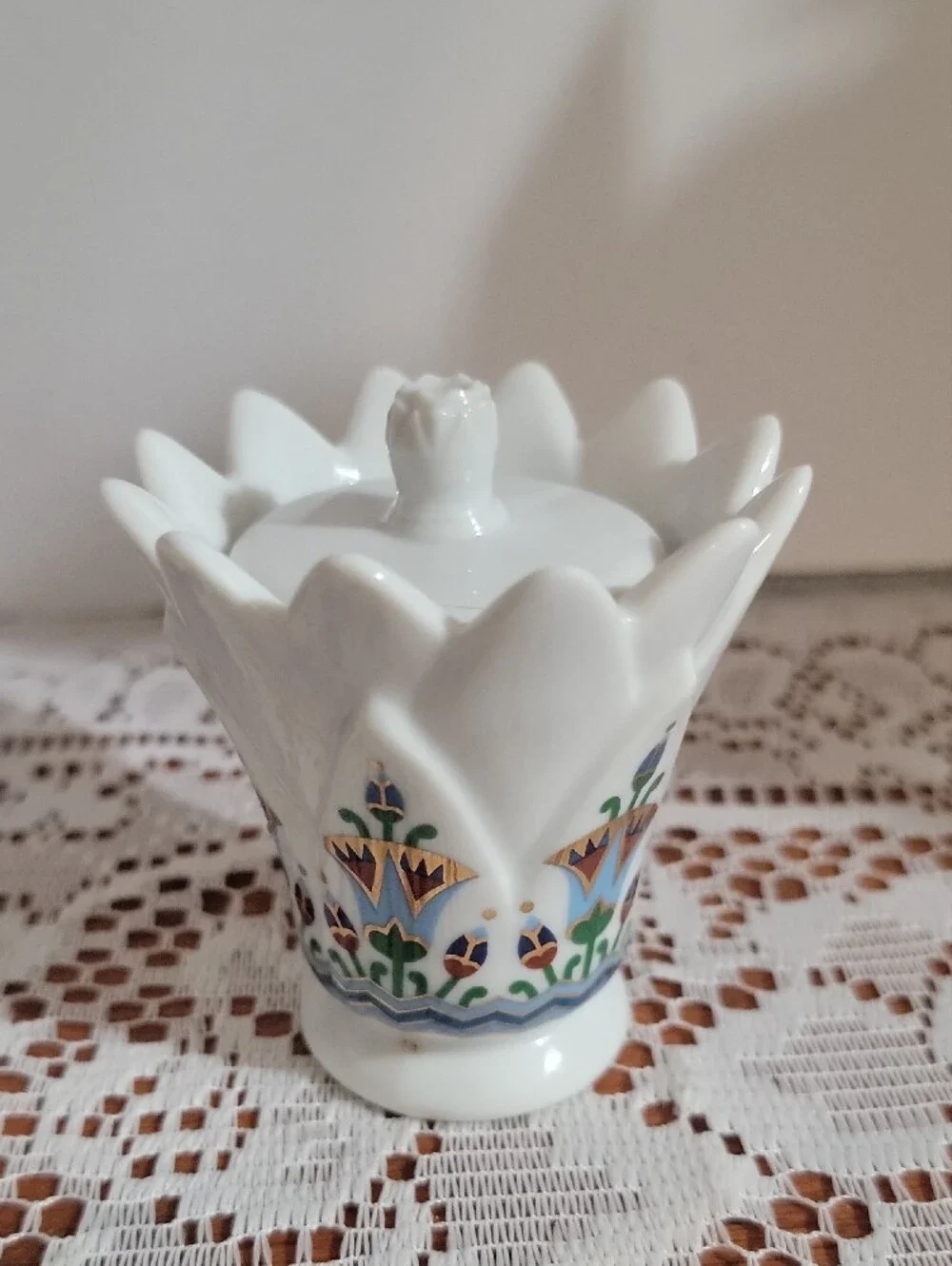Elizabeth Arden 'Treasures of the Pharaohs' Candle Jar And Trinket/Powder Dish